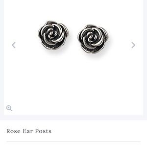 James Avery small rose studs